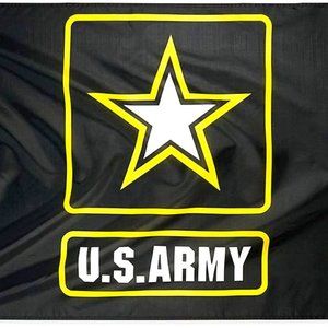 US Army Gold Crest Flag 3x5 Foot Polyester American United States Military Flags
